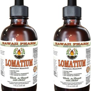 Lomatium Extracto líquido sin alcohol, Lomatium (Lomatium Dissectum) Suplemento herbario de glicerito de raíz seca 2 x 4 oz Lomatium Extracto líquido sin alcohol, Lomatium (Lomatium Dissectum) Suplemento herbario de glicerito de raíz seca 2 x 4 oz