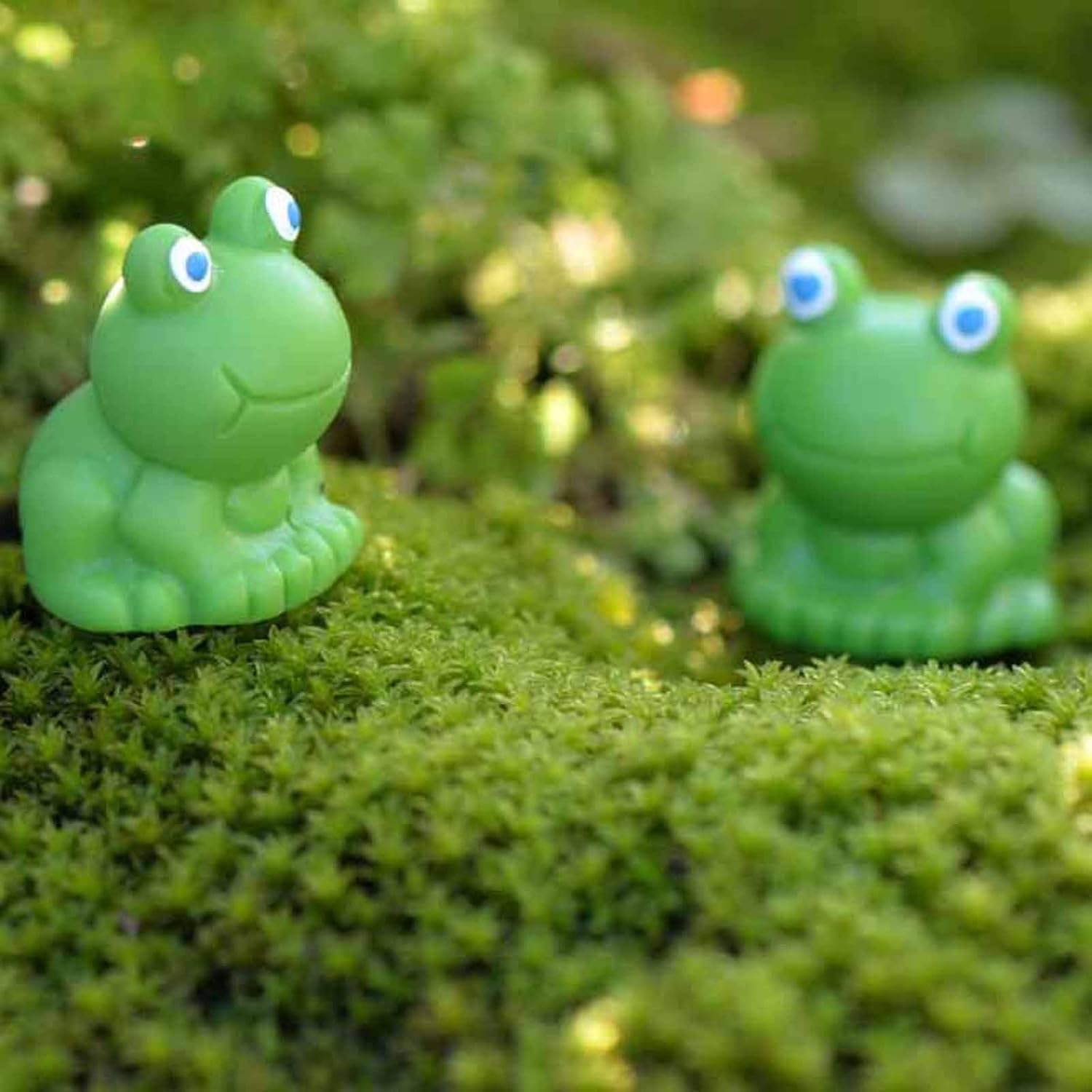 Mini Frogs 100200 unidades, decoración de jardín de ranas pequeñas, figuras de rana verde, decoración en miniatura para el hogar, pequeñas ranas de