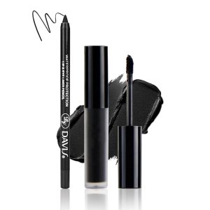 ZHISHUDL Juego de delineadores de labios negro mate, lápiz labial líquido negro, tinte de labios de alta pigmentación negro y brillo de labios para ZHISHUDL Juego de delineadores de labios negro mate, lápiz labial líquido negro, tinte de labios de alta pigmentación negro y brillo de labios para