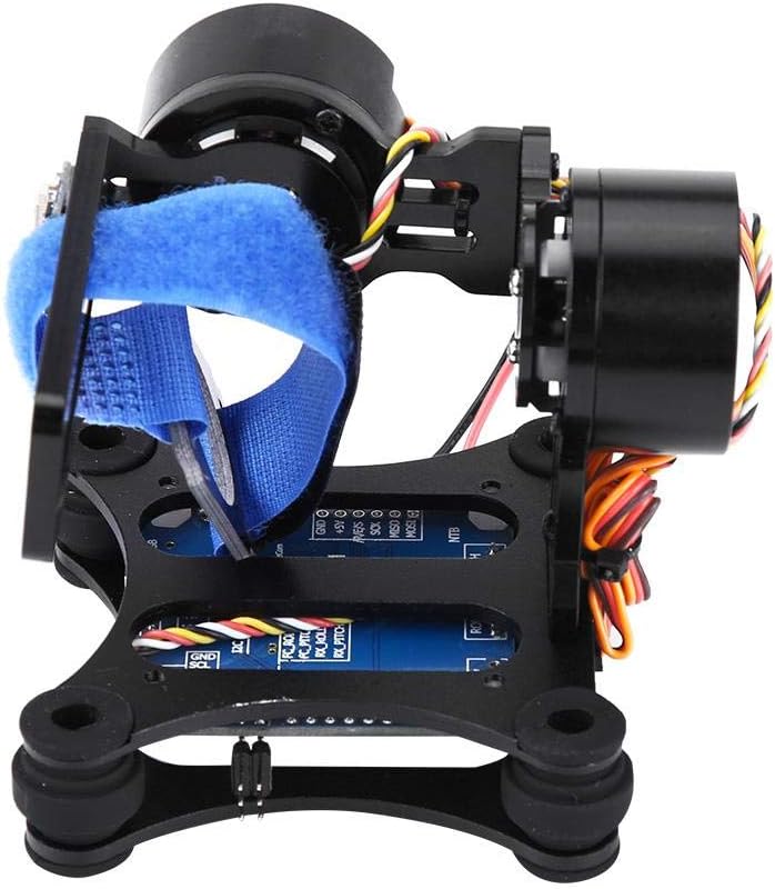 Gimbal de cámara RC Dron, tablero de cardán sin escobillas de metal BGC 2.2 para 33+ 4 cámaras RC Drone Quadcopter accesorio de pieza de componente