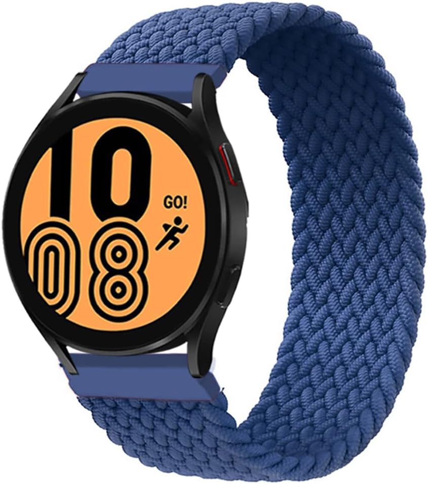 Correa de reloj de 0.787 pulgadas, trenzada Solo Loop compatible con Samsung Galaxy Watch 55 Pro44 Classic, 0.866 pulgadas para Samsung Galaxy Watch