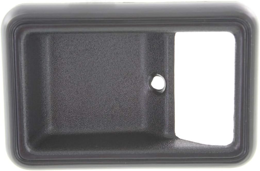 KarParts360 Para Nissan 720 – Manija de puerta 1980 81 82 83 84 85 1986 lado del conductor o pasajero  Una sola pieza  Delantero  Interior  Negro