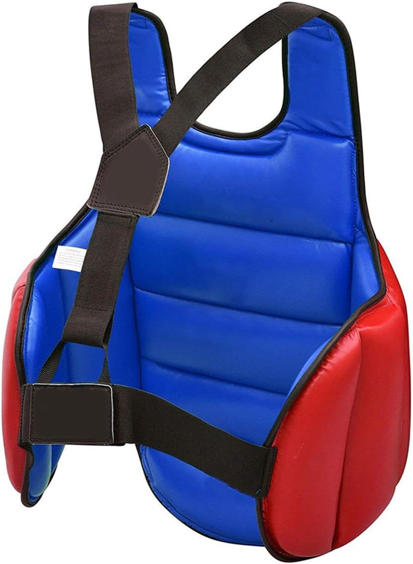 Taekwondo Sparring – Protector de pecho, protector de cuerpo de boxeo reversible, Kickboxing MMA Muay Thai Chest Guard, entrenamiento de boxeo