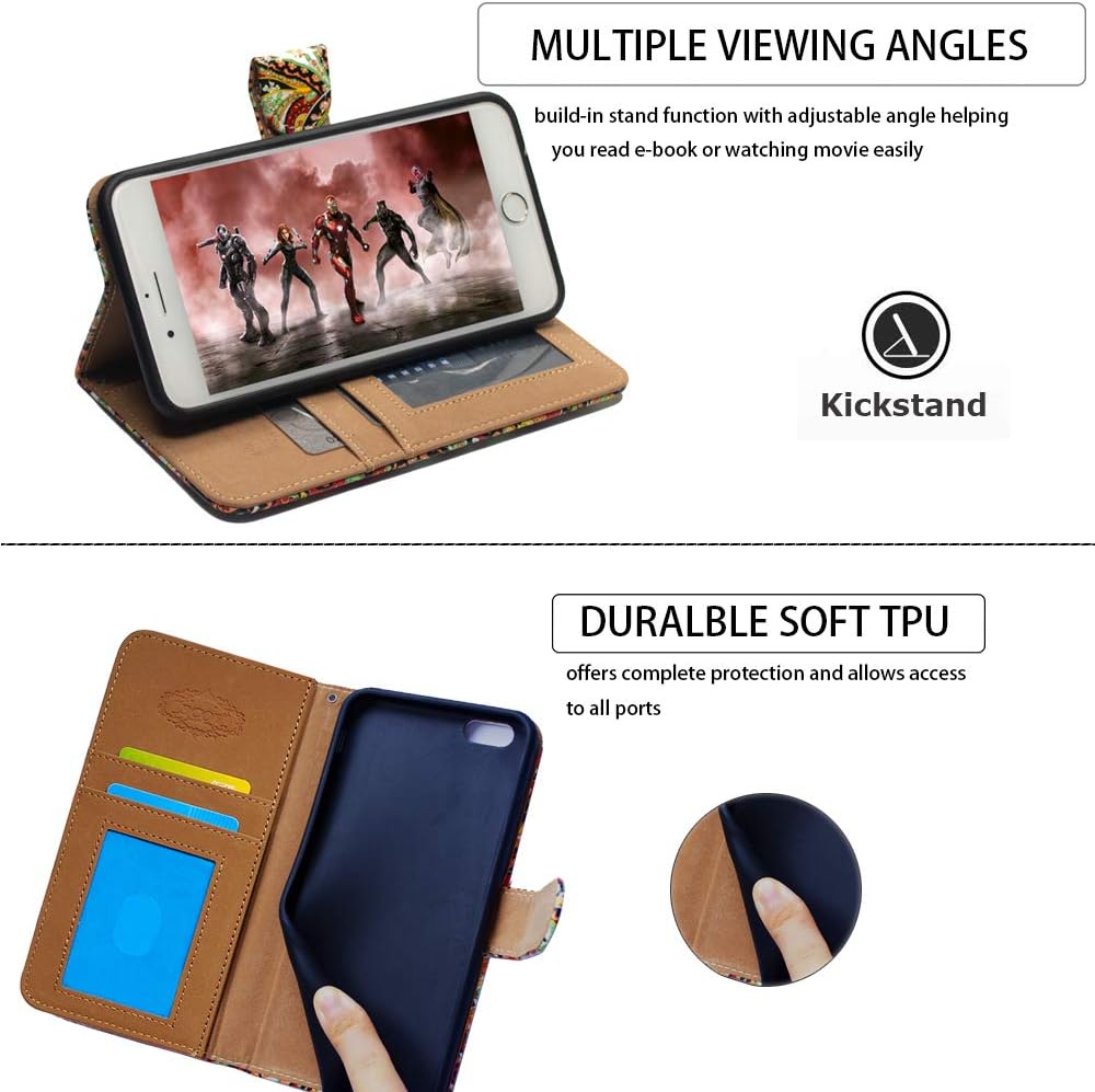 Bcov Funda para Moto G 5G 2023, diseño retro de la bandera estadounidense con tapa para teléfono, con ranura para tarjetas, soporte para Motorola