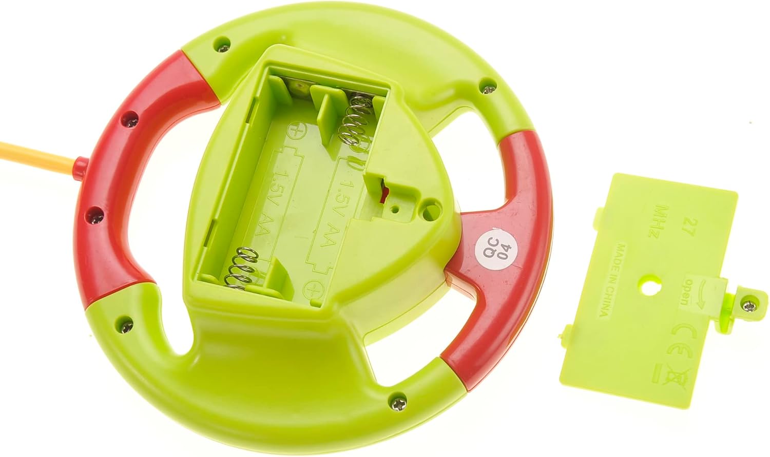 PowerTRC Camión de control remoto de radio de dibujos animados  Coche de construcción RC lindo con música y luz para niños pequeños (azul)