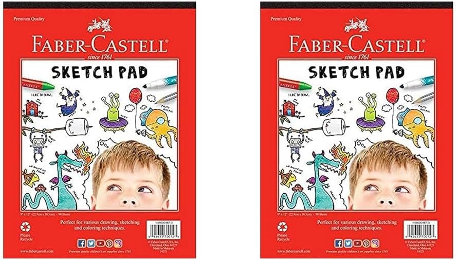 Faber Castell – Bloc de bocetos (2 unidades)