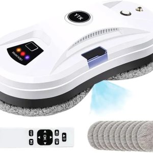 YTK Robot limpiador de ventanas con ultrasonido 5600PA auto agua vidrio limpieza automática inteligente robot limpiador aspirador ventana con YTK Robot limpiador de ventanas con ultrasonido 5600PA auto agua vidrio limpieza automática inteligente robot limpiador aspirador ventana con