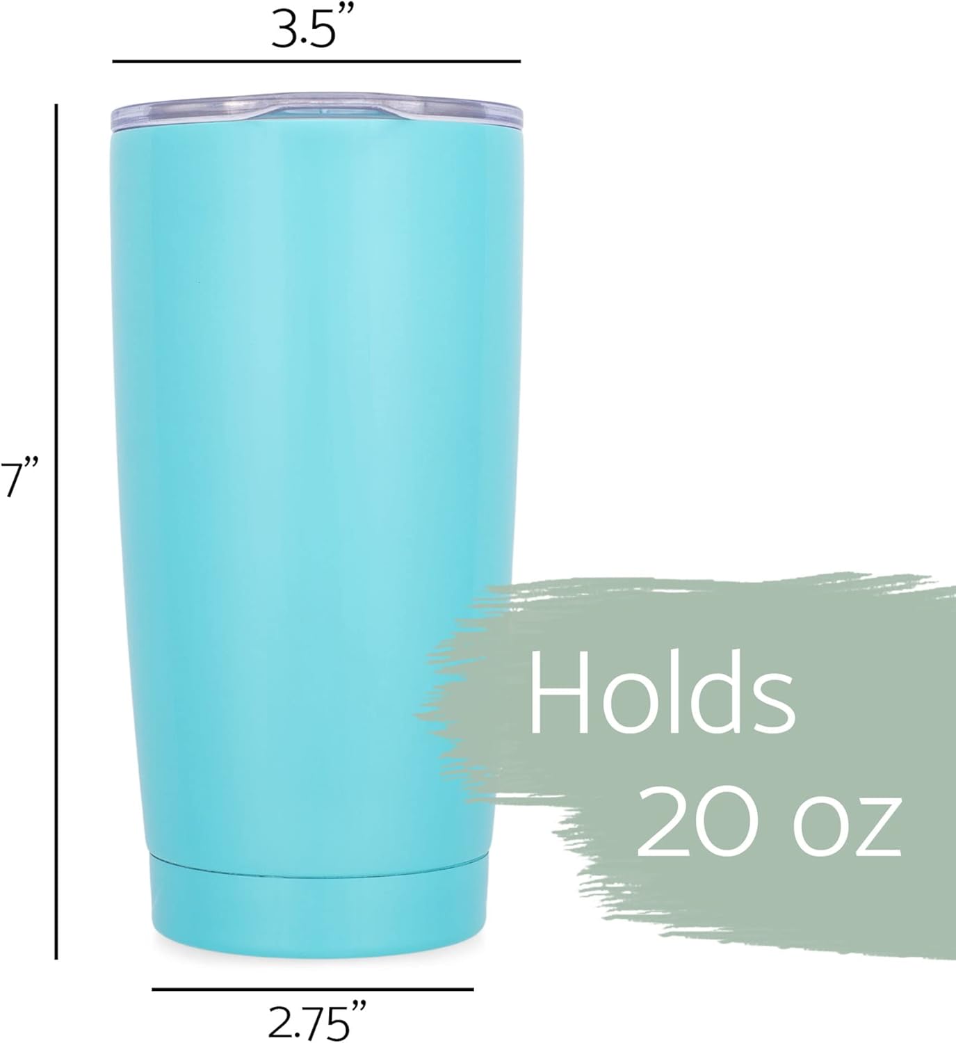 Elanze Designs Best Caregiver – Vaso de viaje de acero inoxidable de 30 onzas