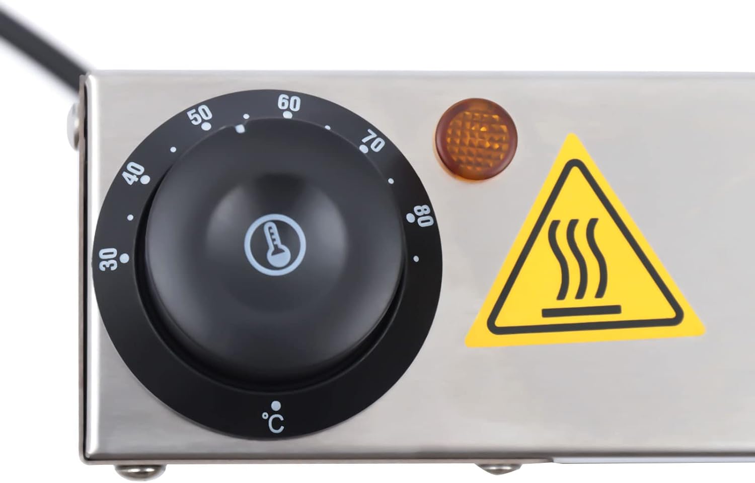 Calentador eléctrico de tira de 60 pulgadas, 1000 W, 110 V, grado comercial, calentador infrarrojo de alimentos, temperatura ajustable, calentador