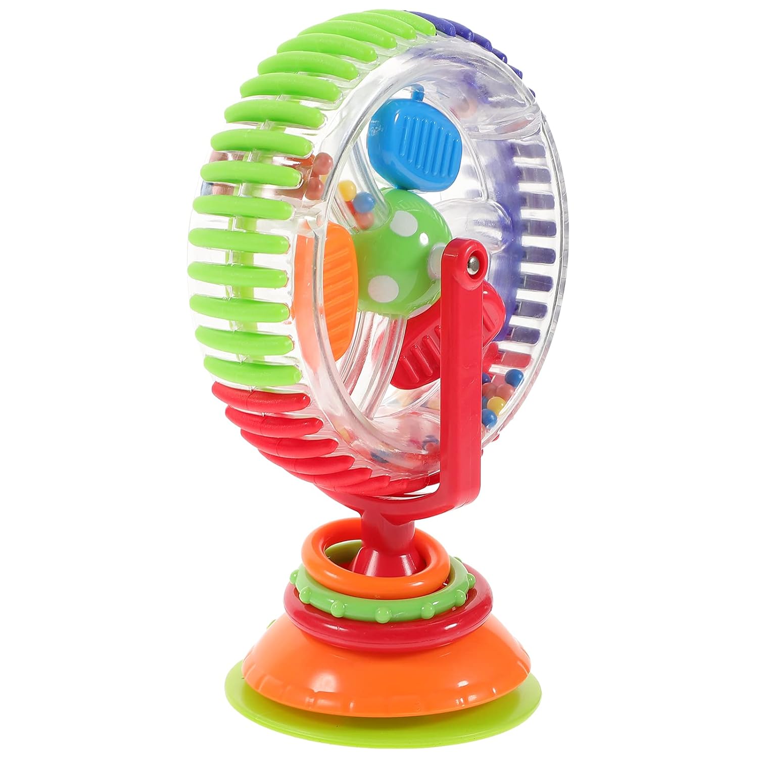 Toyvian Juguete de silla alta para bebé, juguete de rueda de fortuna, juguete giratorio para recién nacido, juguete de actividad para recién nacido,