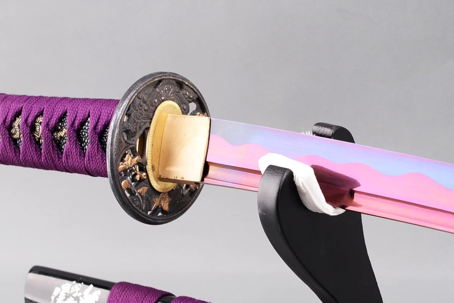 Samurai Sword – Espada katana forjada a mano auténtica, espada de anime, espadas japonesas, proceso de endurecimiento tradicional, perfecta para