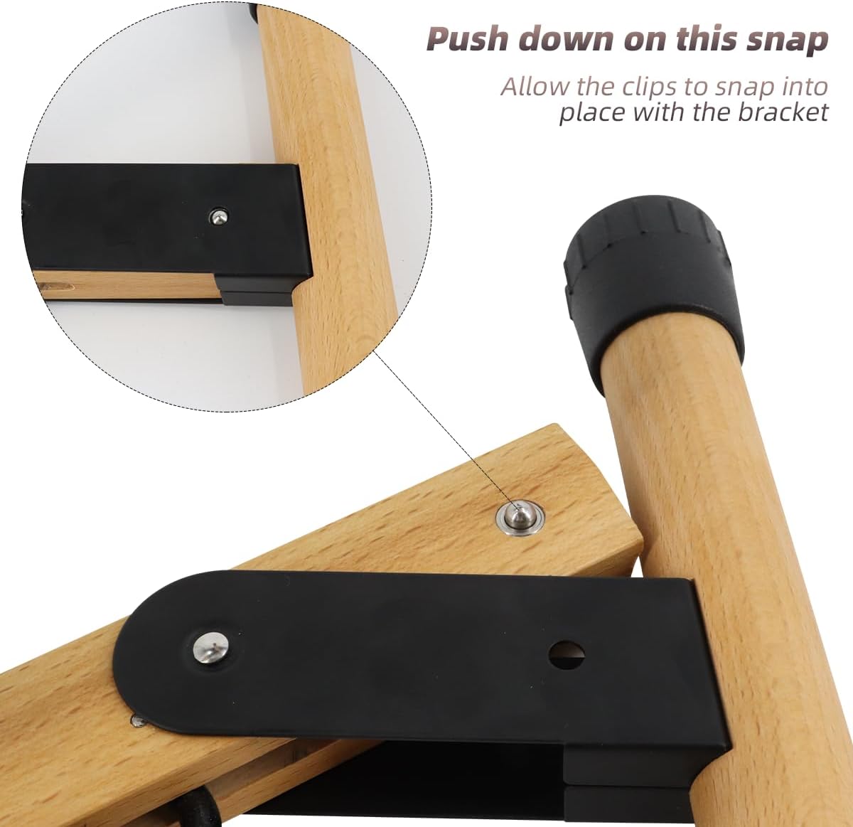 Soporte de guitarra plegable portátil de madera para guitarra acústica clásica eléctrica bajo banjo ukelele