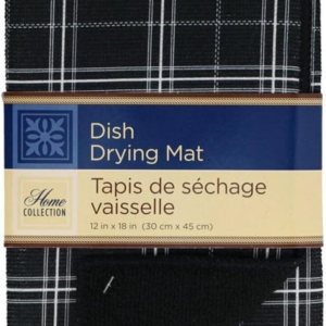 Tapete reversible de microfibra para secar platos a cuadros de búfalo de 12 x 18 pulgadas. Tapete reversible de microfibra para secar platos a cuadros de búfalo de 12 x 18 pulgadas.