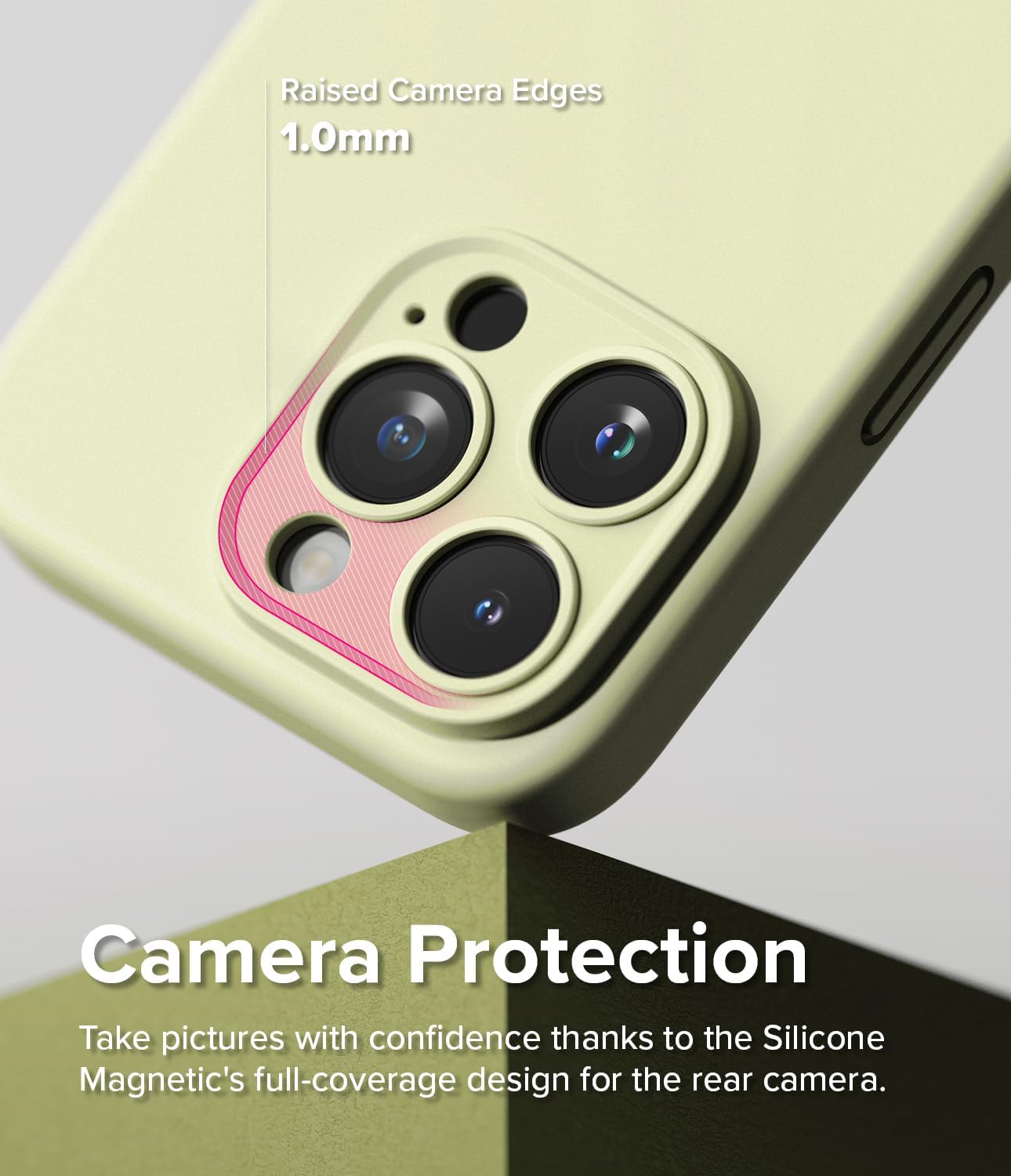 Ringke Funda magnética de silicona compatible con MagSafe diseñada para iPhone 15 Pro Max, se siente aterciopelada, ligera, delgada, linda, suave,