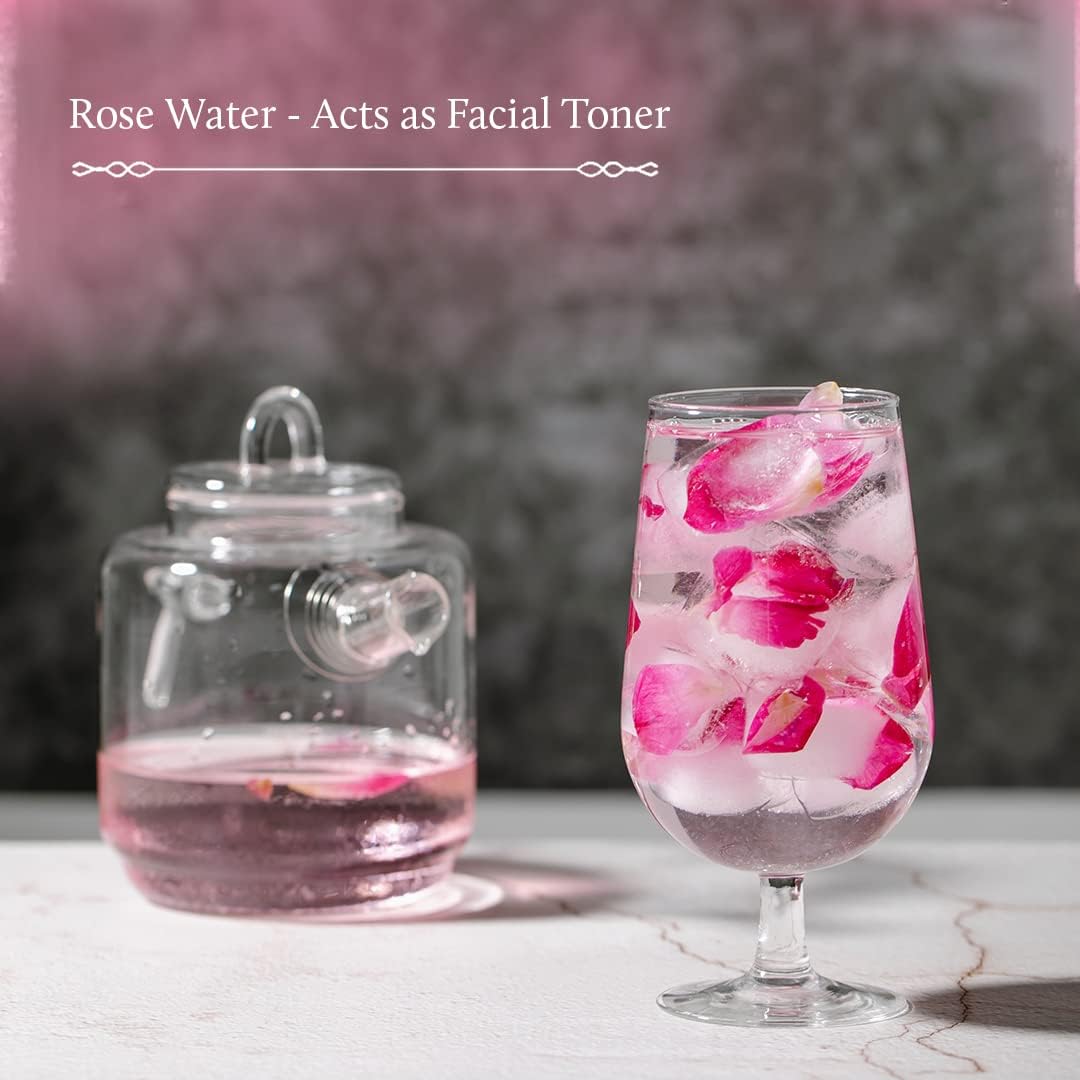 Blue Nectar Plum Face Serum & Rose Toner Mist  Combo de cuidado de la piel sin aceite para pieles propensas al acné