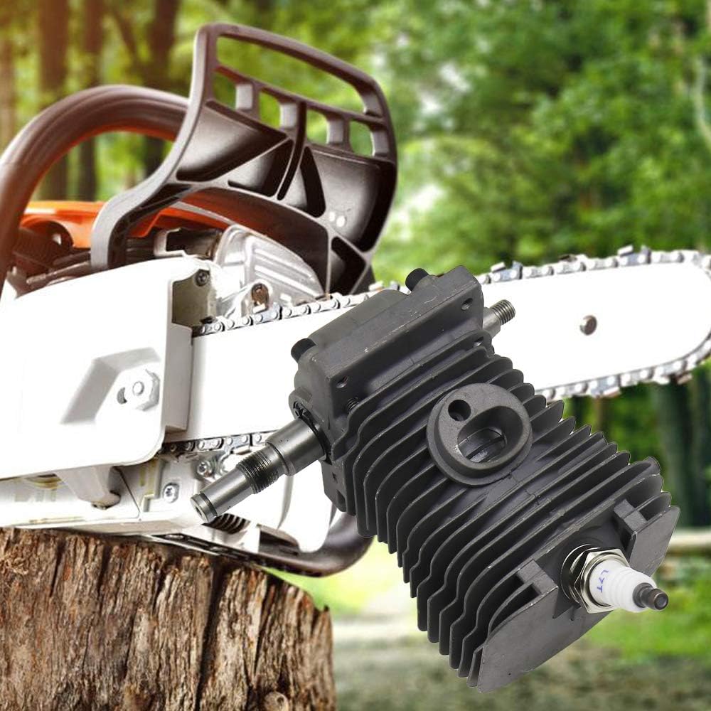 QHALEN Motor Motor 1.496 in cilindro pistón cigüeñal para Stihl MS170 MS180 018 Pieza de repuesto para motosierra.