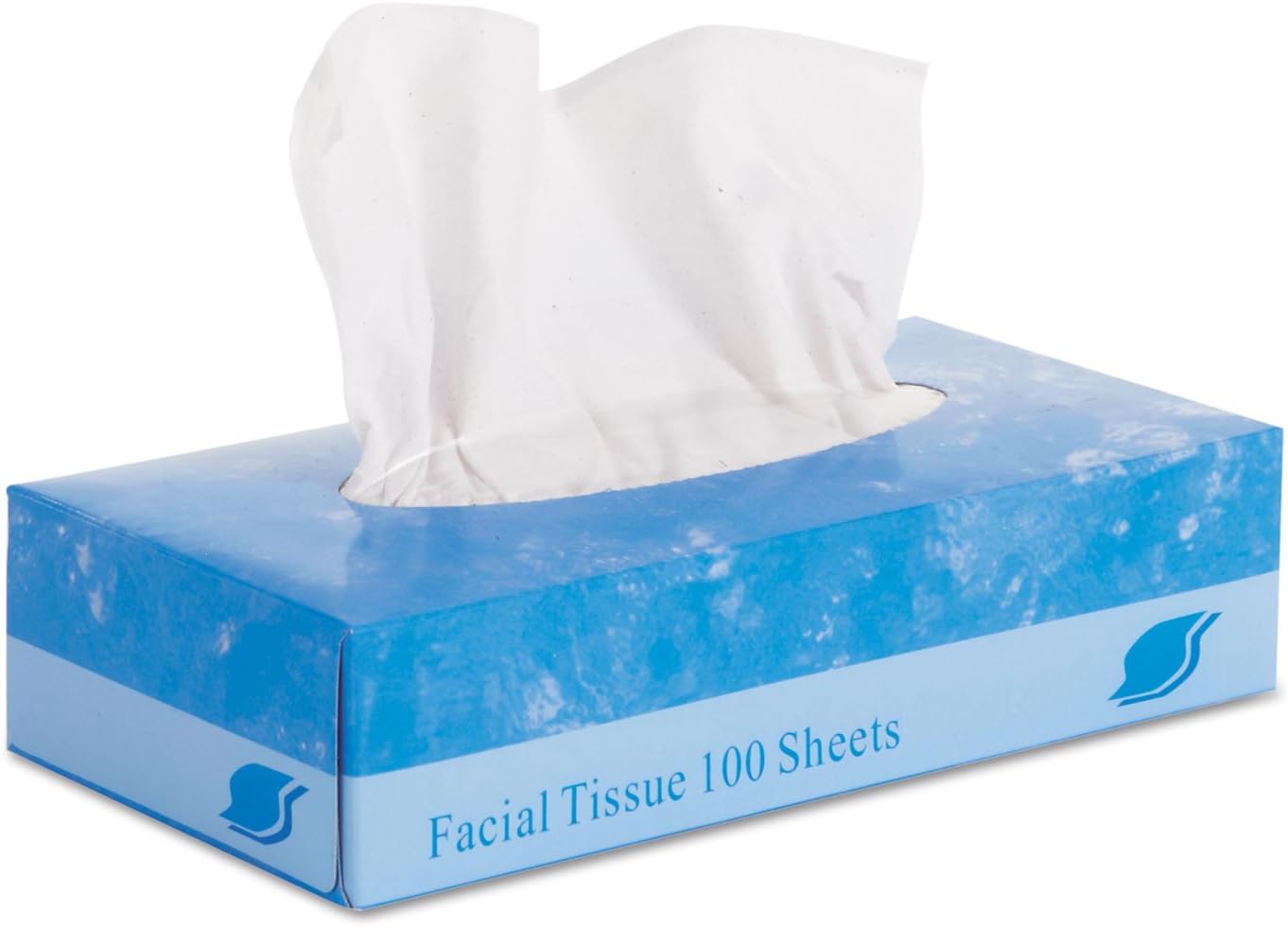 Gen 6501 Pañuelo facial, caja plana, 2 capas, 8 pulgadas x 8.3 pulgadas, 100caja, 30 cajascartón