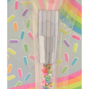 iscream Rainbow Sprinkles – Brocha para maquillaje de 7 pulgadas con cerdas coloridas y mango de espolvoreo iscream Rainbow Sprinkles – Brocha para maquillaje de 7 pulgadas con cerdas coloridas y mango de espolvoreo