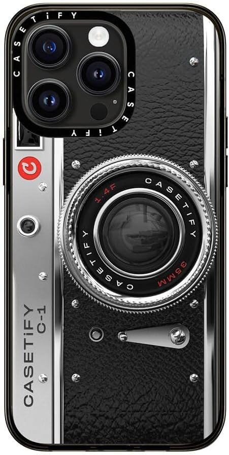 CASETiFY Funda compacta para iPhone 15 Pro Max 2 veces probada contra caídas de grado militar, protección contra caídas de 4 pies – Funda para