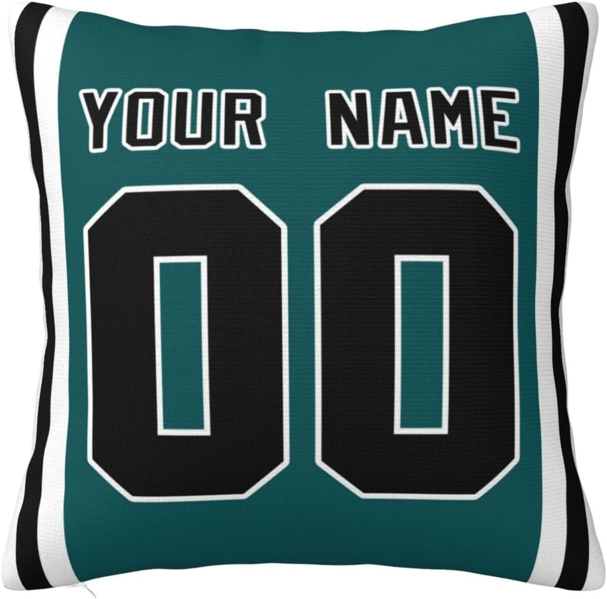 Funda de almohada personalizada con nombre y número, regalos de cumpleaños para miembros de la familia, doble cara 12 x 12 pulgadas