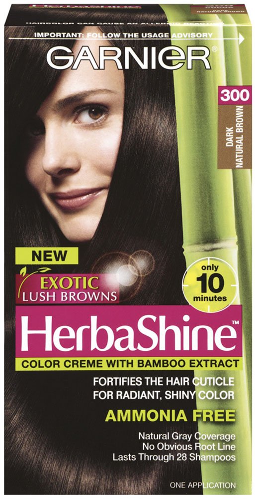 Garnier Herbashine – Tinte para el cabello, marrón natural oscuro 300