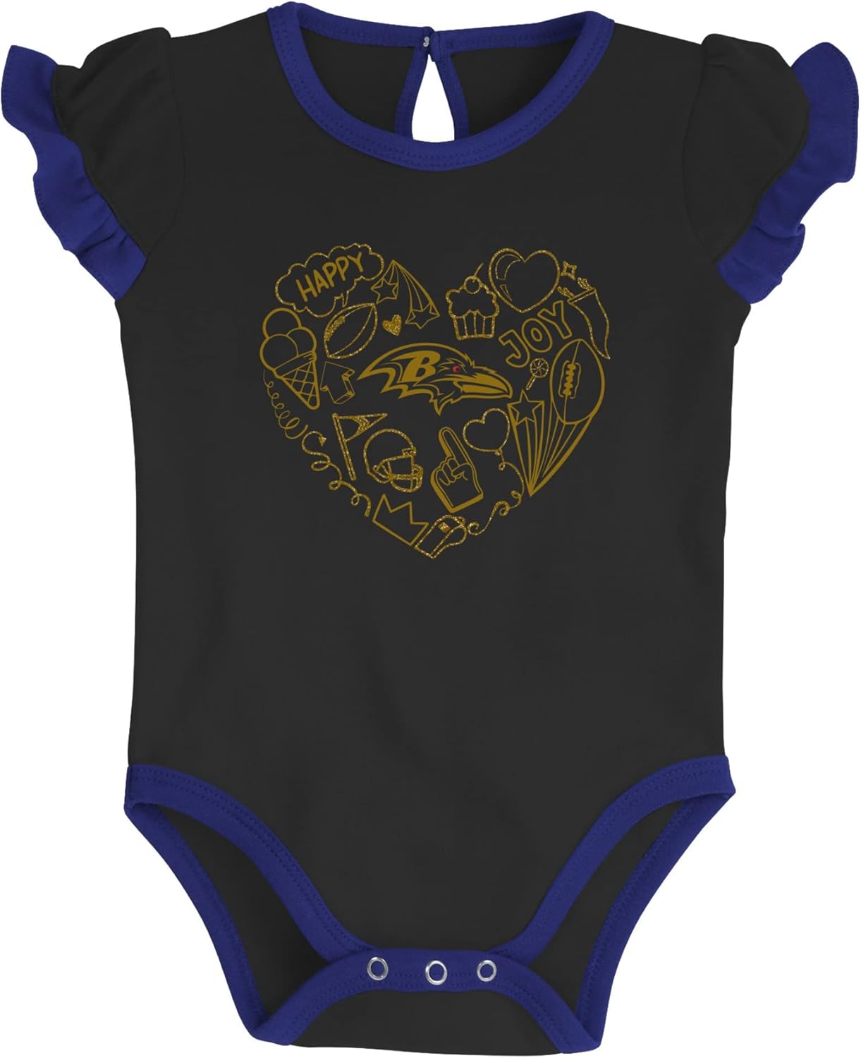 Outerstuff NFL – Conjunto de 2 piezas para recién nacidos con diseño de enredadera