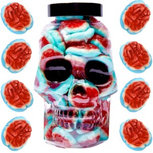 Tarro de dulces de Halloween (Gushing Gummy Brains) Tarro de dulces de Halloween (Gushing Gummy Brains)