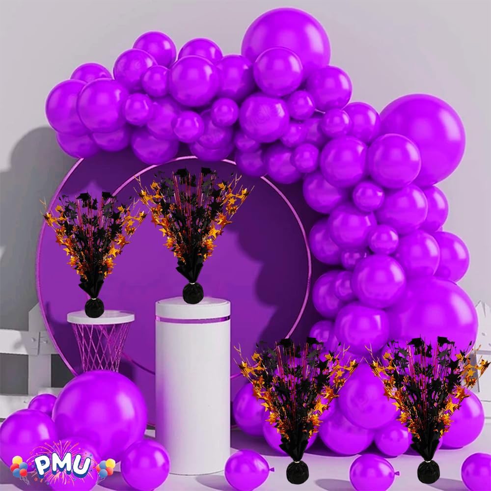 PMU Starburst – Centro de mesa con globos, hermosos centros de mesa para conmemoración, cumpleaños, Halloween, veteranos, fiesta y celebración del