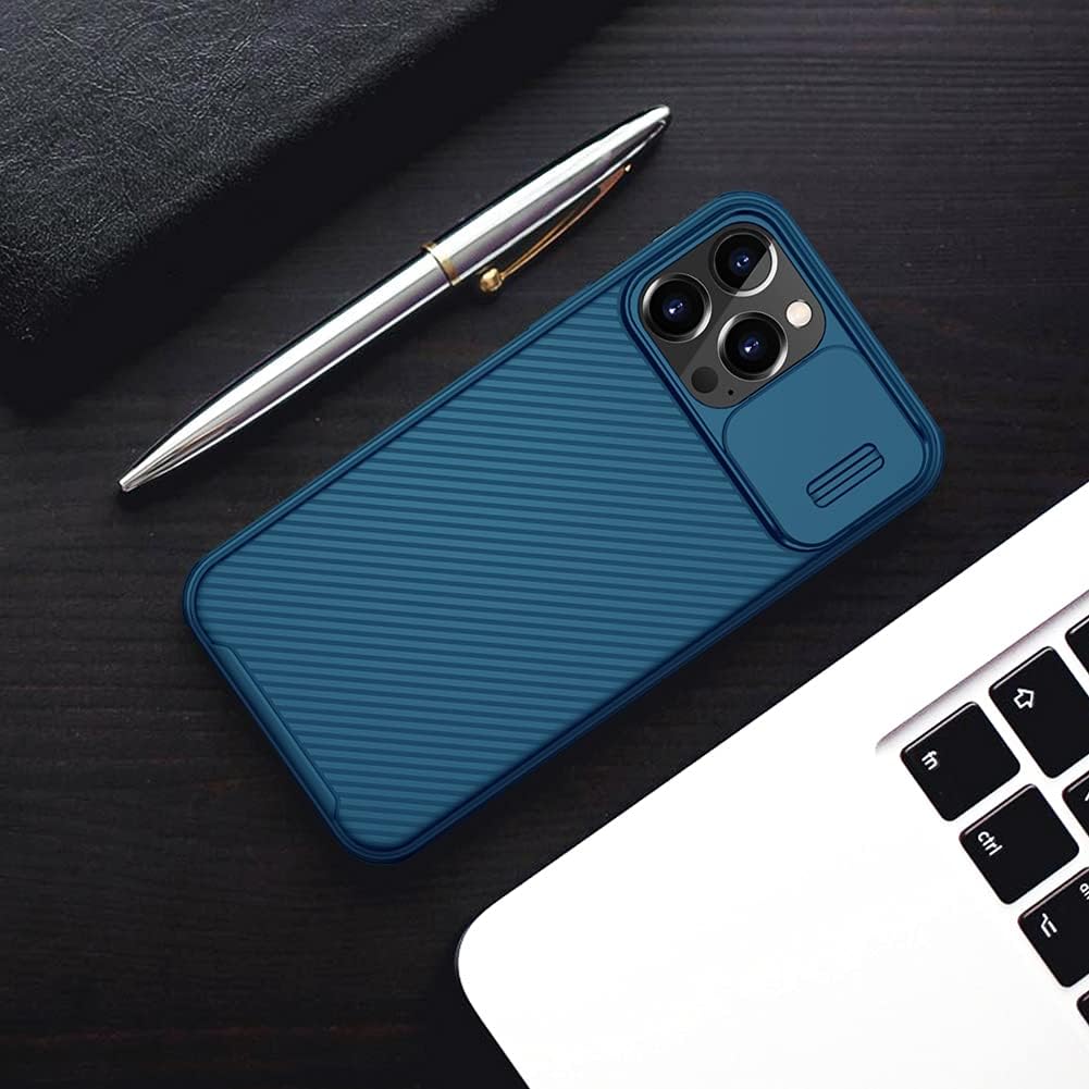 Nillkin Funda para iPhone 13 Pro Max – Funda CamShield Pro con funda para cámara, ajuste delgado, ultrafina, a prueba de golpes, con protección