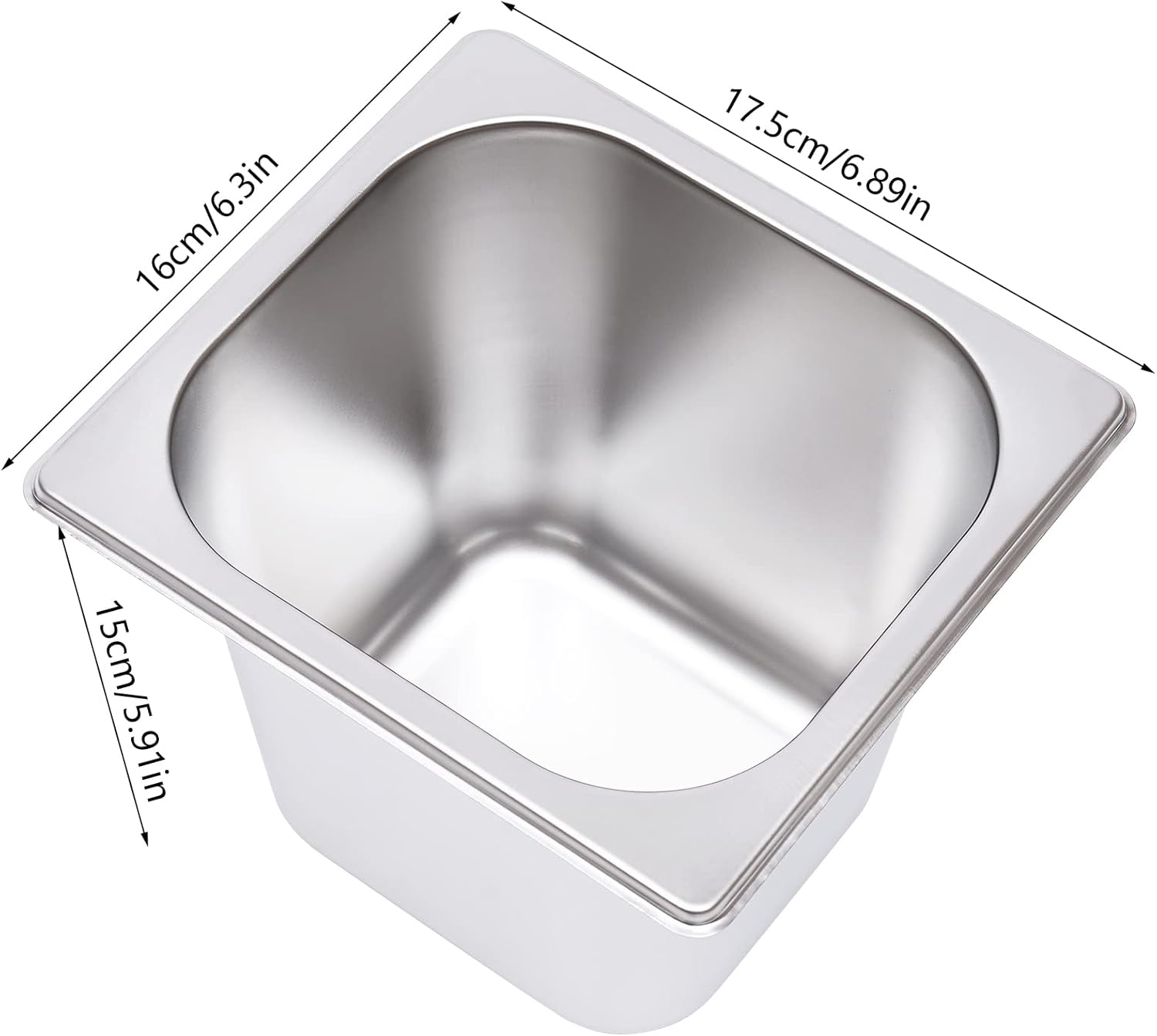 Calentador de sopa de alimentos de 110 V, 4 sartenes, mesa de acero inoxidable de grado alimenticio, encimera comercial, cafetería de buffet,