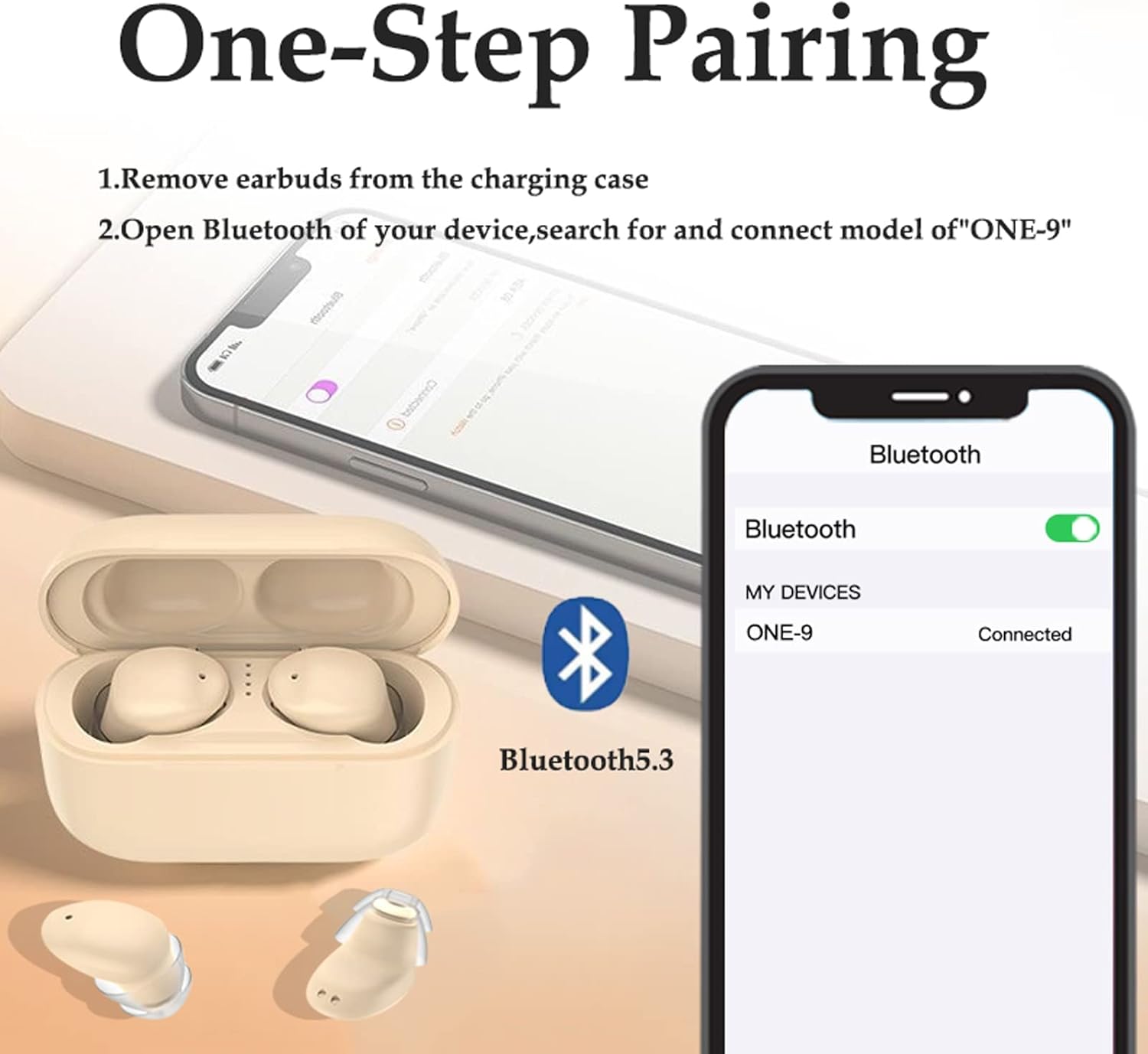 Pequeños auriculares invisibles pequeños inalámbricos Bluetooth micro más pequeños mini inalámbricos discretos auriculares ocultos pequeños para el