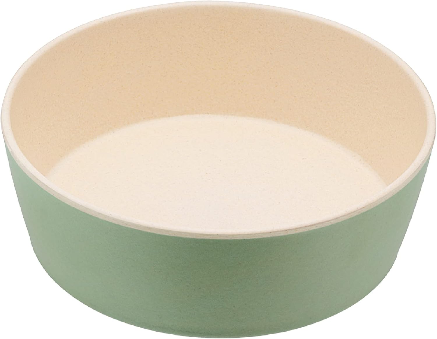 Beco Cuenco de bambú clásico impreso para comida y agua para perros, menta fresca inspirada en la naturaleza, grande