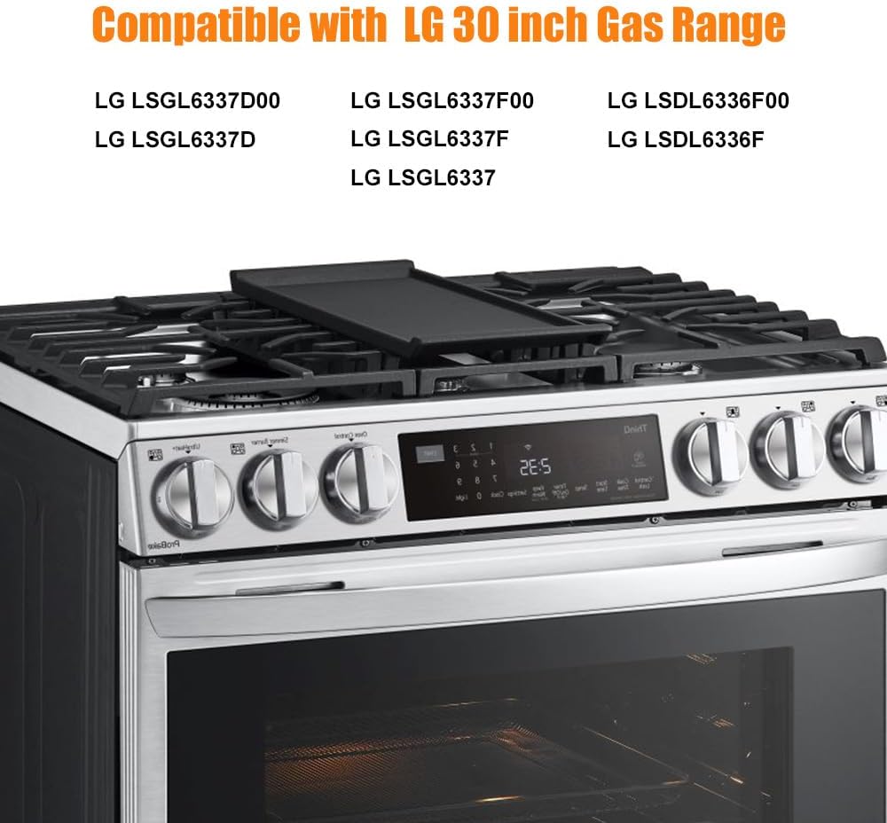 FanXm LG – Protectores de estufa de 30 pulgadas, protectores de estufa de gas, diseño de pieza completa, lavable, LSGL6337, LSDL6336F