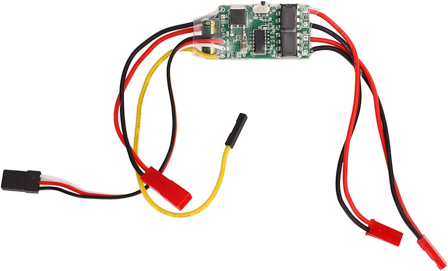 RC ESC bidireccional, controlador de velocidad de motor cepillado RC excelente capacidad antiinterferencia, buena disipación de calor, protección de