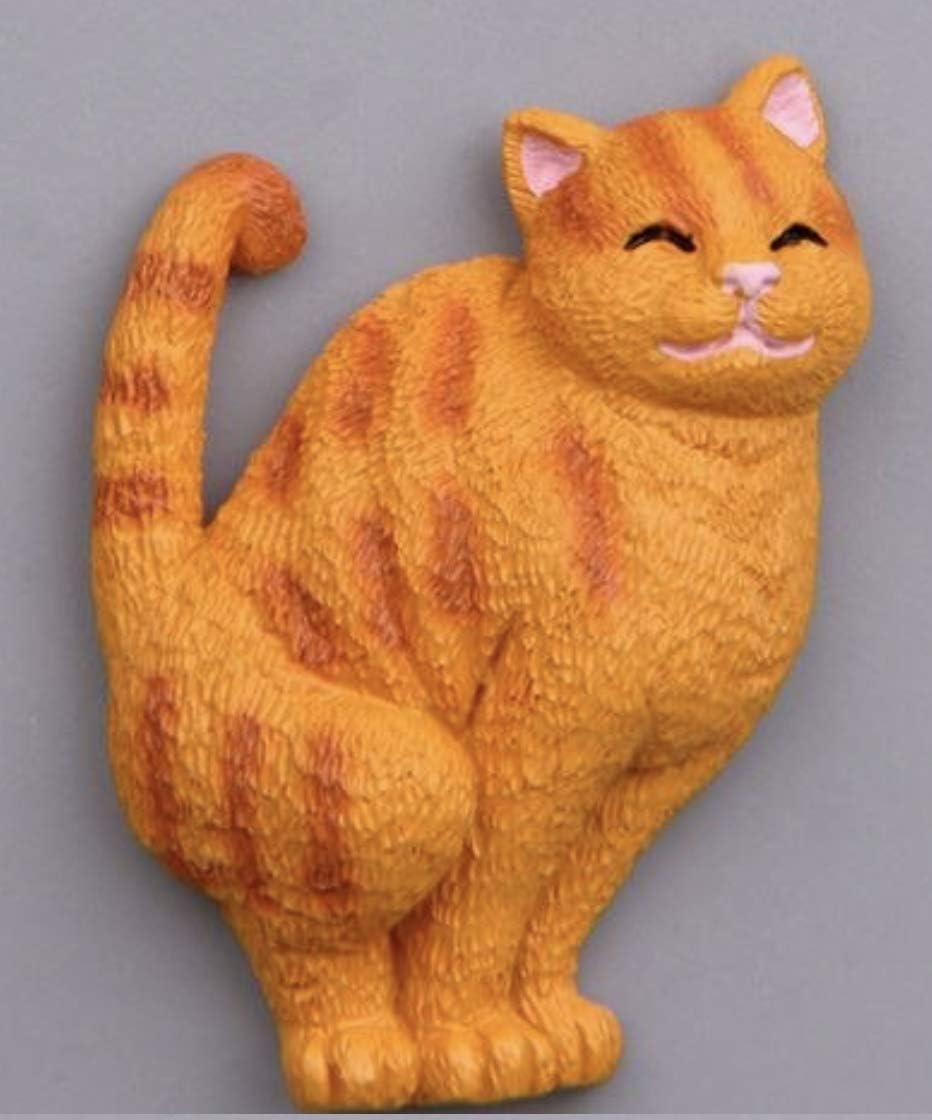 Happy Kats – Juego de imanes para gatos para refrigerador, juego para amantes de los gatos y las mascotas, perfecto para refrigerador, pizarra