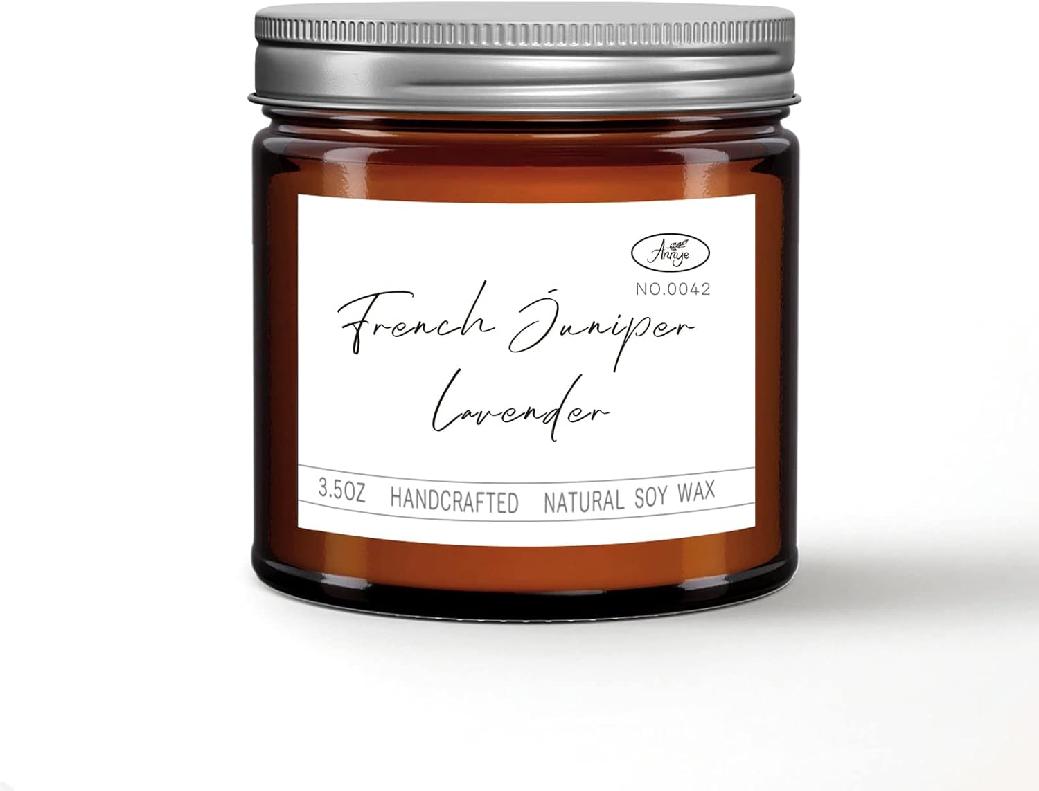 Velas perfumadas de lavanda de enebro francés, vela de soja natural para el hogar, vela en tarro vertida a mano, regalos para mujeres, hombres,