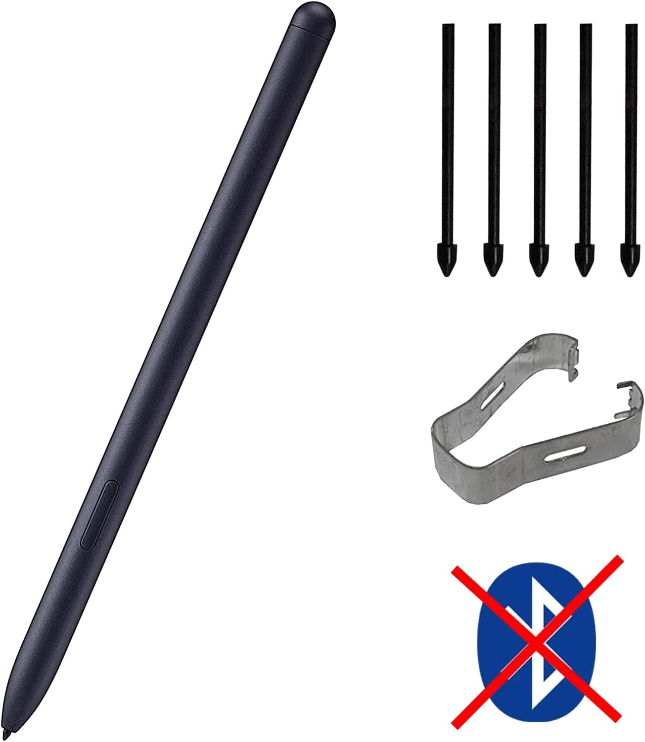 Miimall S Pen – Lápiz capacitivo para Samsung Galaxy Tab S8 S Pen, Galaxy Tab S8 con 5 puntaspuntas sin Bluetooth alta sensibilidad de repuesto S