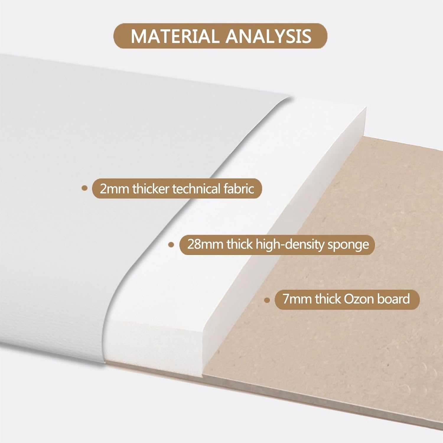 Cabecera 3D anticolisión acolchada de pared, cabecero tapizado, paneles de pared insonorizados para dormitorio y sala de juegos (color B, tamaño 47