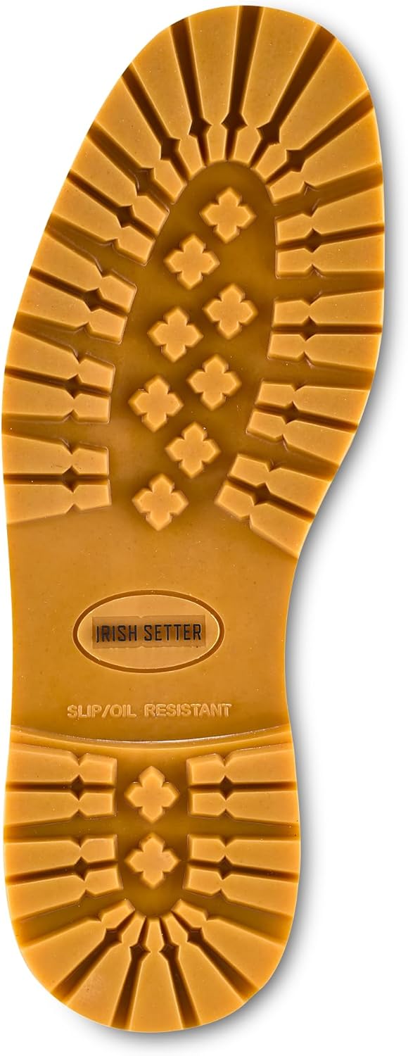Irish Setter, Hopkins, para hombre, 6 pulgadas, impermeable, puntera de seguridad de aluminio, bota de trabajo, marrón
