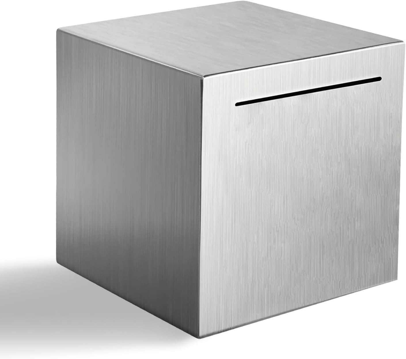 Caja de dinero de acero para dinero real hucha para adultos debe romperse para abrir, caja de ahorro de dinero de metal irrompible para ahorrar