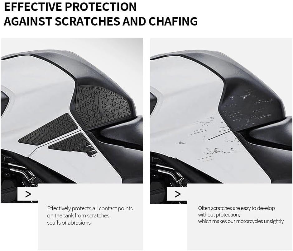 Fuel Tank Sticker Decal for Y&AMAHA MT-03 MT-25 MT25 2020 2021 2022 Motorcycle Side Fuel Tank Pads Protector Stickers Decal Gas Knee Grip Traction