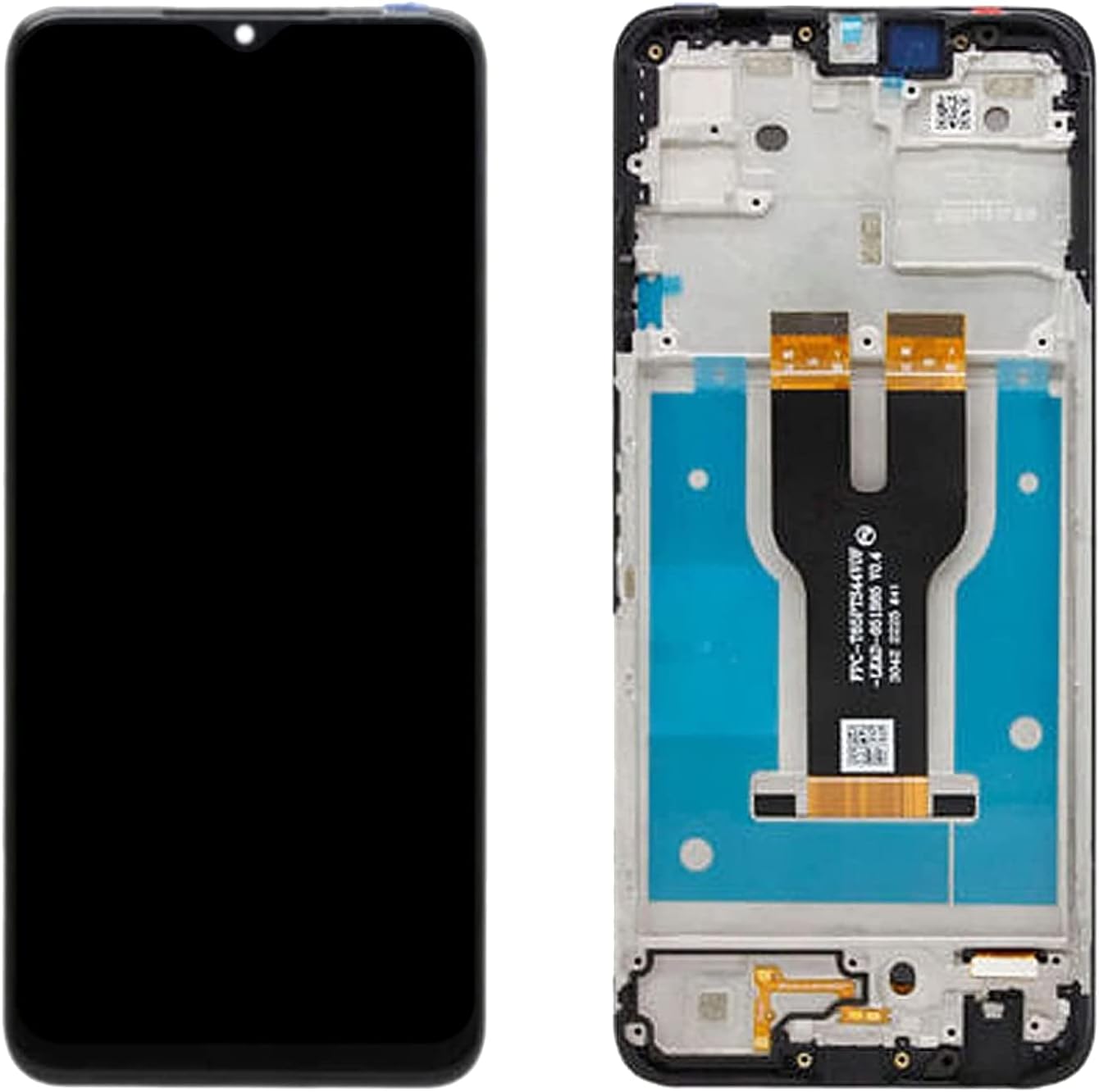 T-Mobile REVVL 6 pantalla de repuesto para teléfono T 5G pantalla LCD TMAF025G pantalla LCD táctil digitalizador kit de pieza de reparación (negro