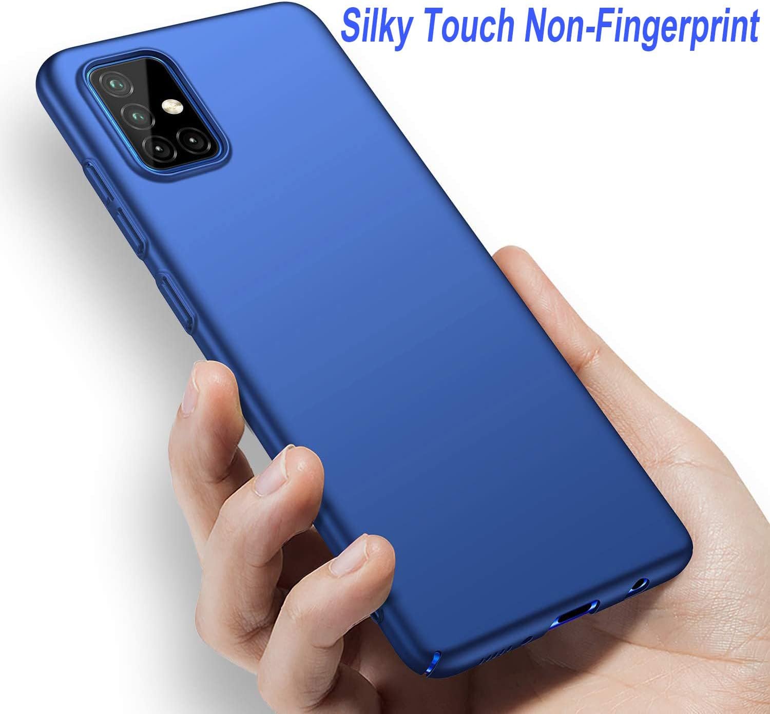 Funda protectora delgada para Samsung Galaxy A51 4G, protección contra arañazos, deslizamiento, caída, huellas dactilares, mate, para Samsung Galaxy