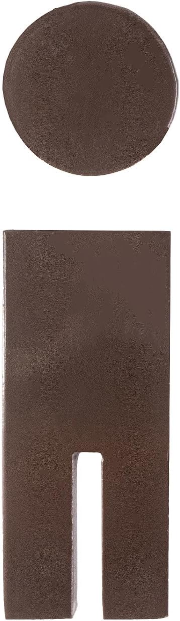 Letrero de baño para negocios – Baño para hombres – Baño de mujer – Señales de baño de metal – Fácil de instalar