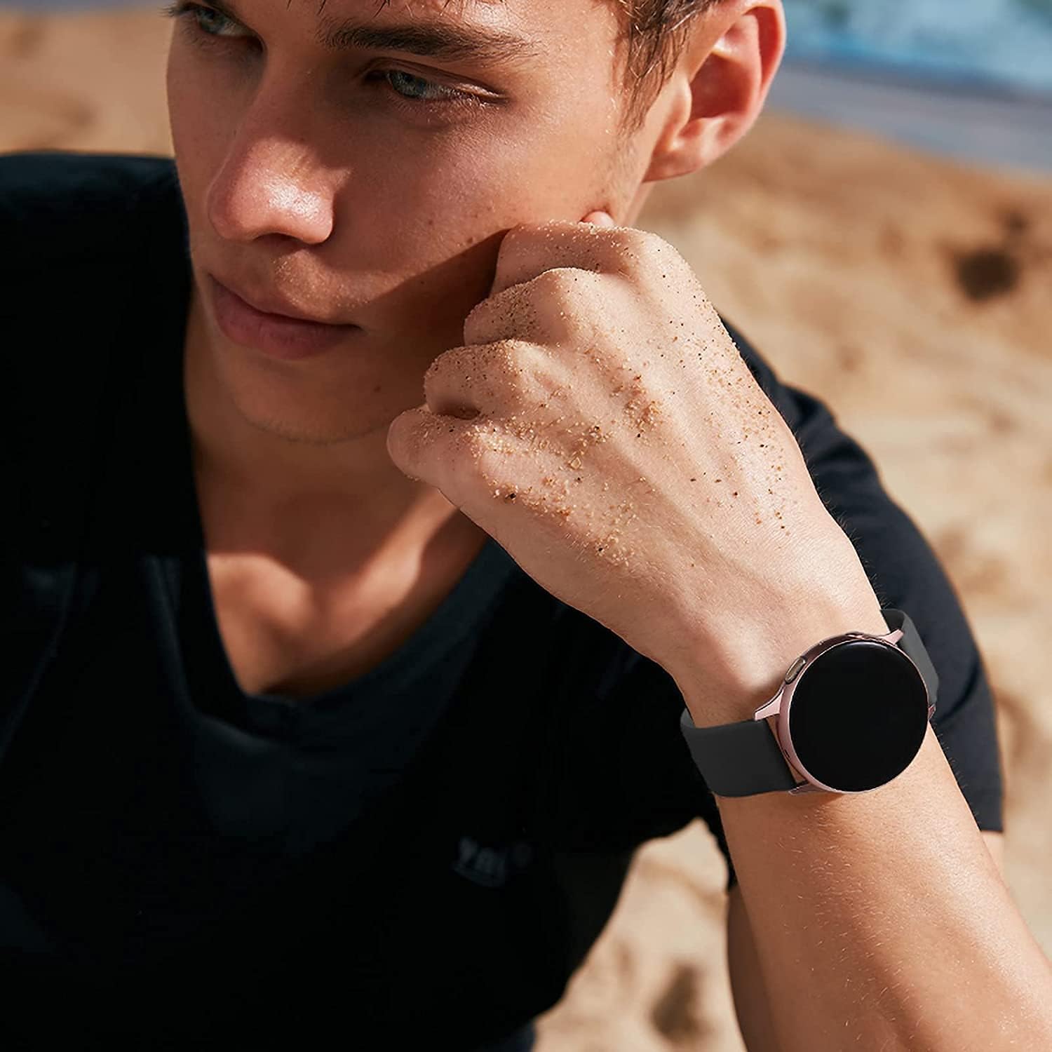 Lerobo, 6 bandas para Samsung Galaxy Watch Active 2 1.57 pulgadas 1.73 pulgadasActive, Galaxy Watch 3 1.61 pulgadas, Galaxy Watch 1.65 pulgadas,