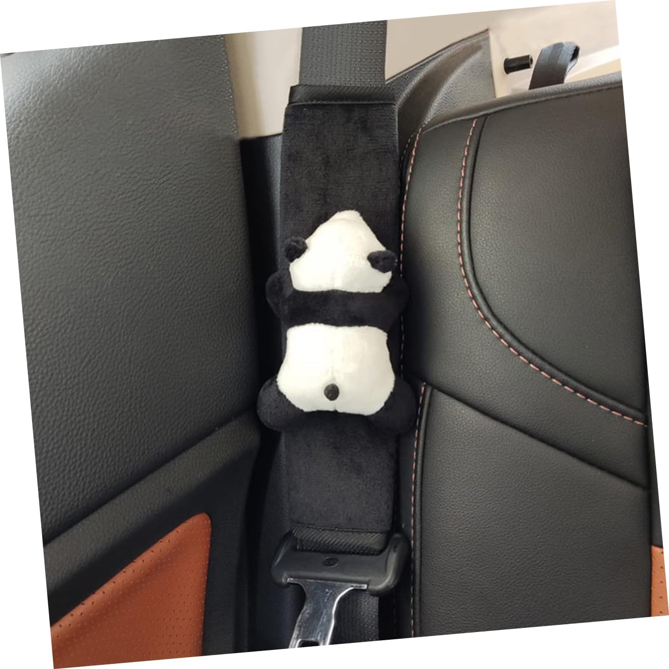 ABOOFAN 2 fundas para cinturón de seguridad, cojines de cinturón de seguridad de franela aldult, protector de cinturón de seguridad con cojín,