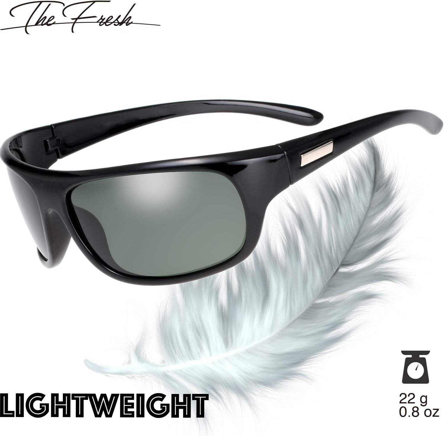 Gafas de sol deportivas polarizadas para hombres y mujeres, béisbol, correr, ciclismo, pesca, conducción, golf, softbol, senderismo, gafas de sol