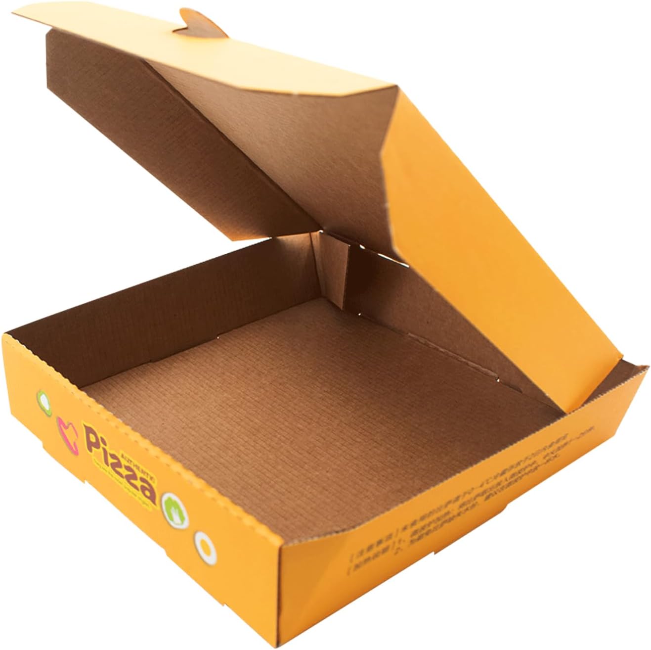 KeaJuidy 12 cajas de pizza, cajas de pizza corrugadas de papel kraft de papel kraft de 7 x 7 pulgadas, cajas de cartón con impresión en color