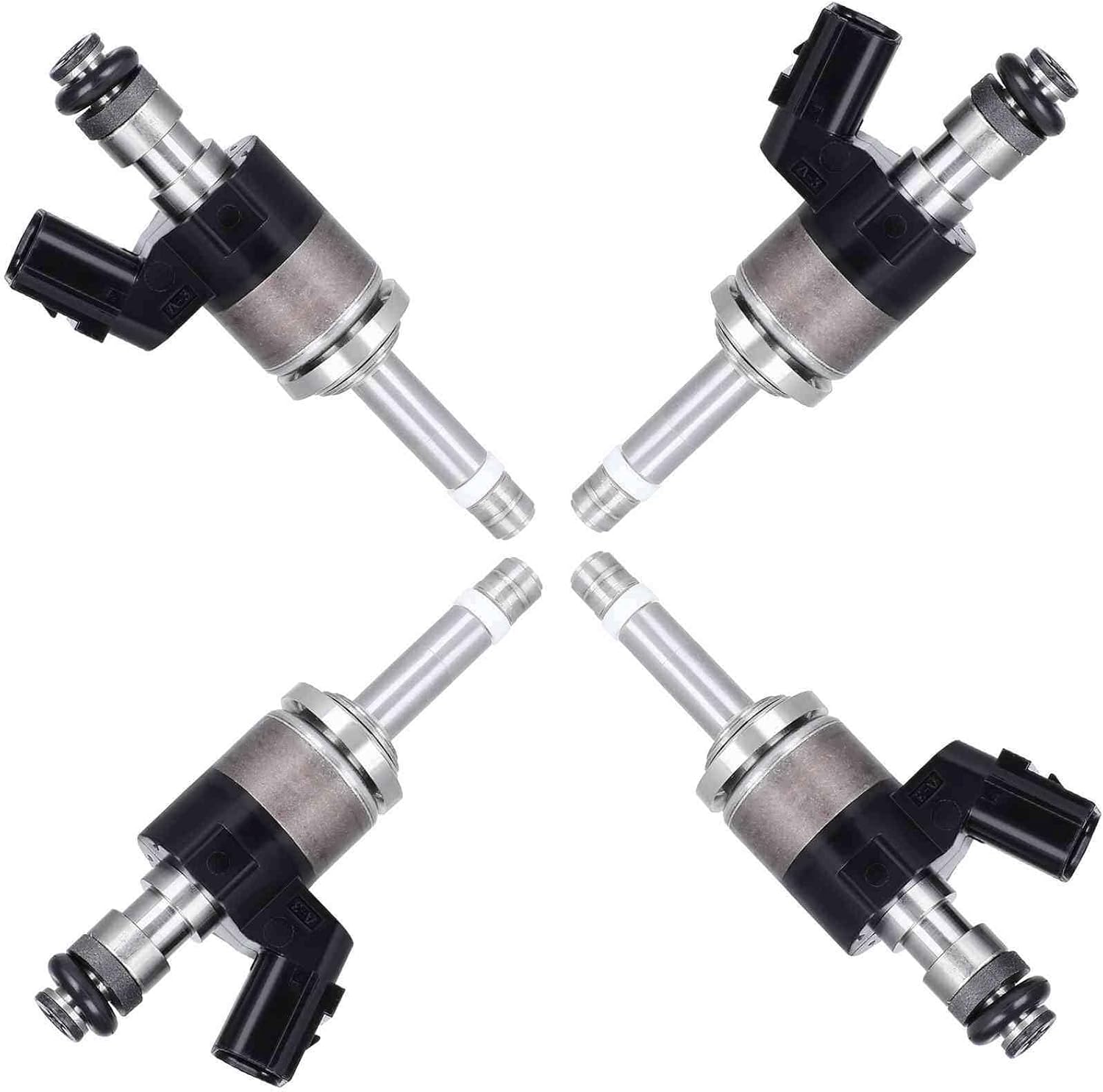 4 inyectores de combustible SCITOO de 6 agujeros aptos para Honda Civic 2017, Honda CR-V 2017, para Honda Accord 2018, Honda Civic 2018, Honda CR-V