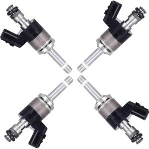 4 inyectores de combustible SCITOO de 6 agujeros aptos para Honda Civic 2017, Honda CR-V 2017, para Honda Accord 2018, Honda Civic 2018, Honda CR-V 4 inyectores de combustible SCITOO de 6 agujeros aptos para Honda Civic 2017, Honda CR-V 2017, para Honda Accord 2018, Honda Civic 2018, Honda CR-V